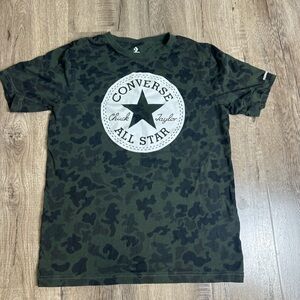 Converse Green Ruffled Bottoms with Logo